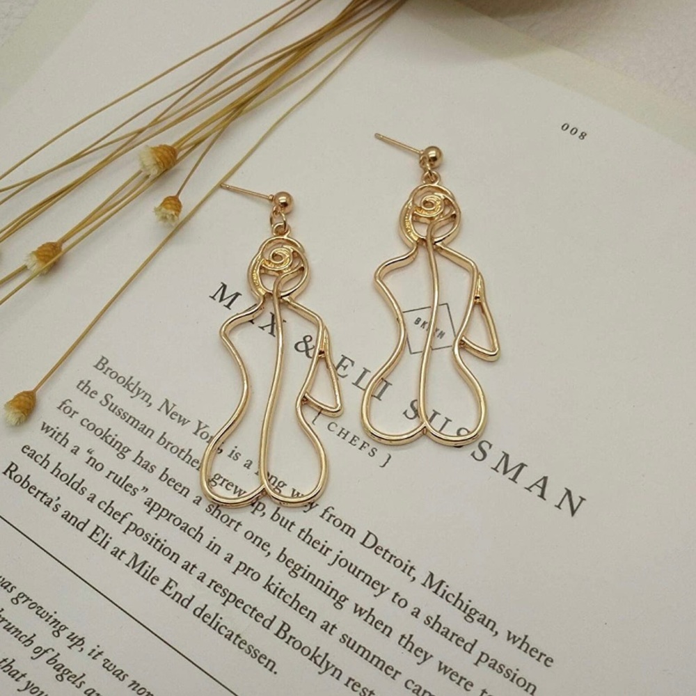 Gold Lady Earrings